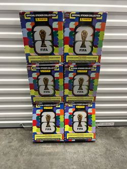 Panini FIFA Official Sticker Collection Box Set x6