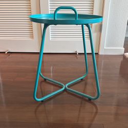 Teal Side Table