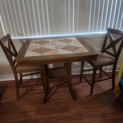 Pub Table and Chairs