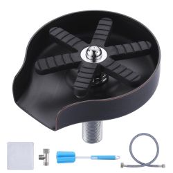 5 in. Metal Glass Rinser in Oil Rubbed Bronze