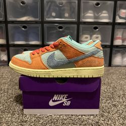 Nike SB Dunk Low Orange Emerald Rise 