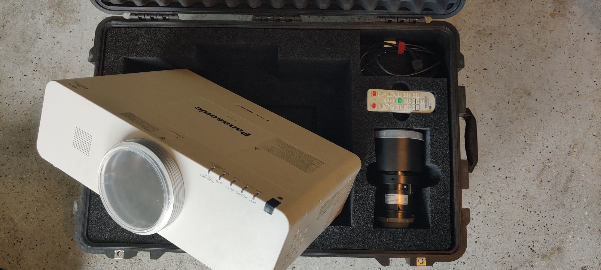 Panasonic Projector With Case
