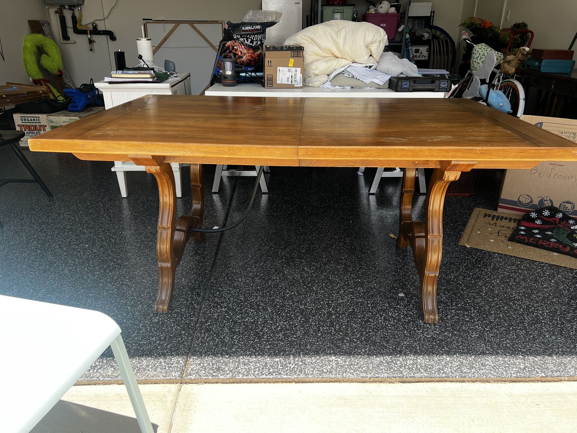 Antique Wood Dining Table