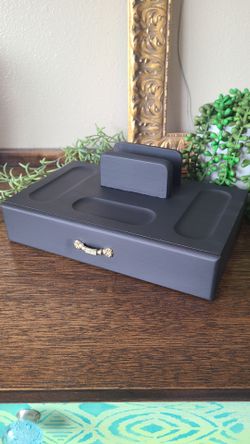 Refinished MCM Men's Valet Box Mid Century Modern
