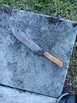 Antique Briddell Butchers Blade 