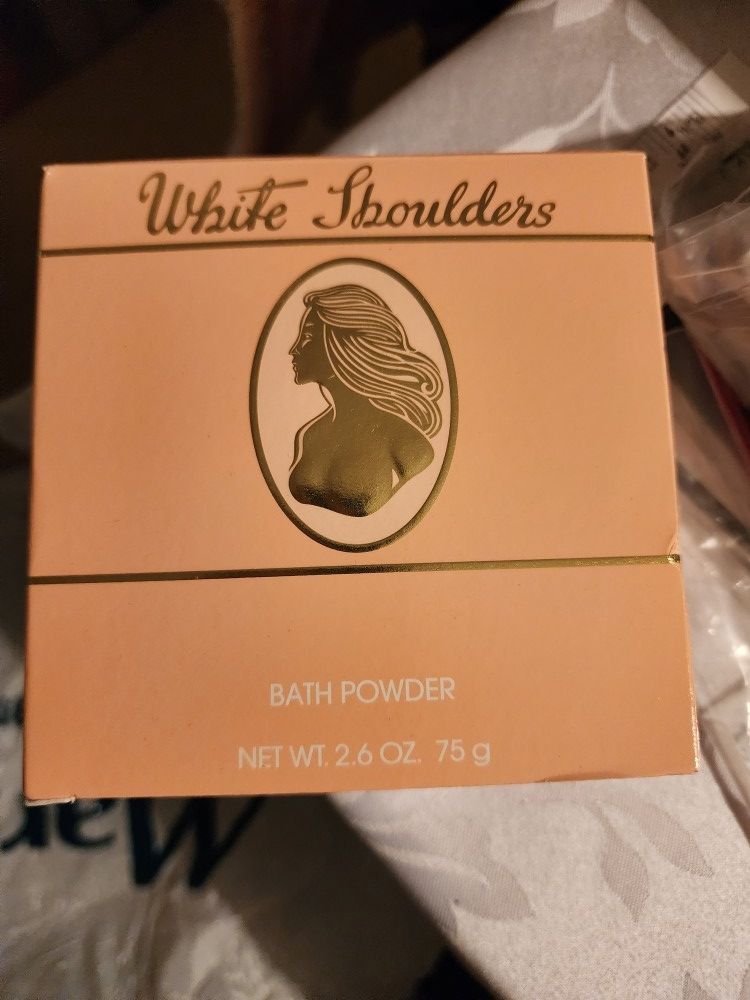 White Shoulders Bath Powder