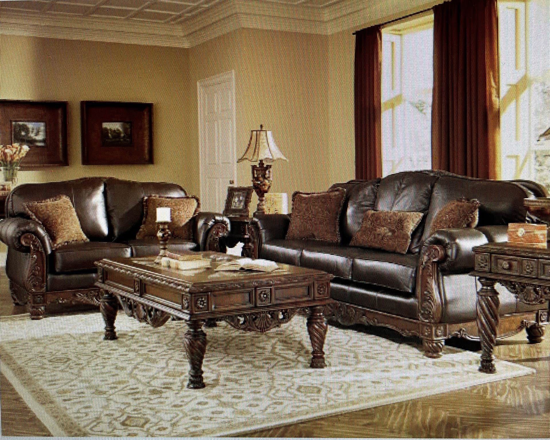 Ashley Furniture Signature Collection - North Shore Sofa, Love Seat & Chaise Lounge
