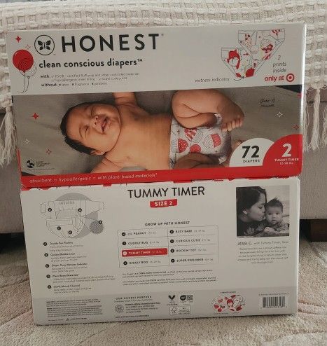 Honest Diapers Size 2