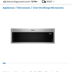 Whirlpool Over-The-Range Microwave 