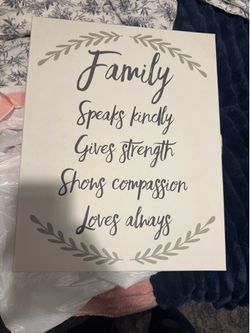 Family wall hanging