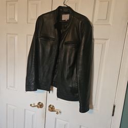 Men's Black Leather Jacket 