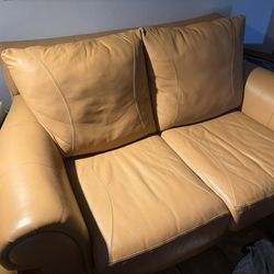 Sofa Loveseat, All Leather