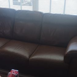 Leather 3 Seat Sofa
