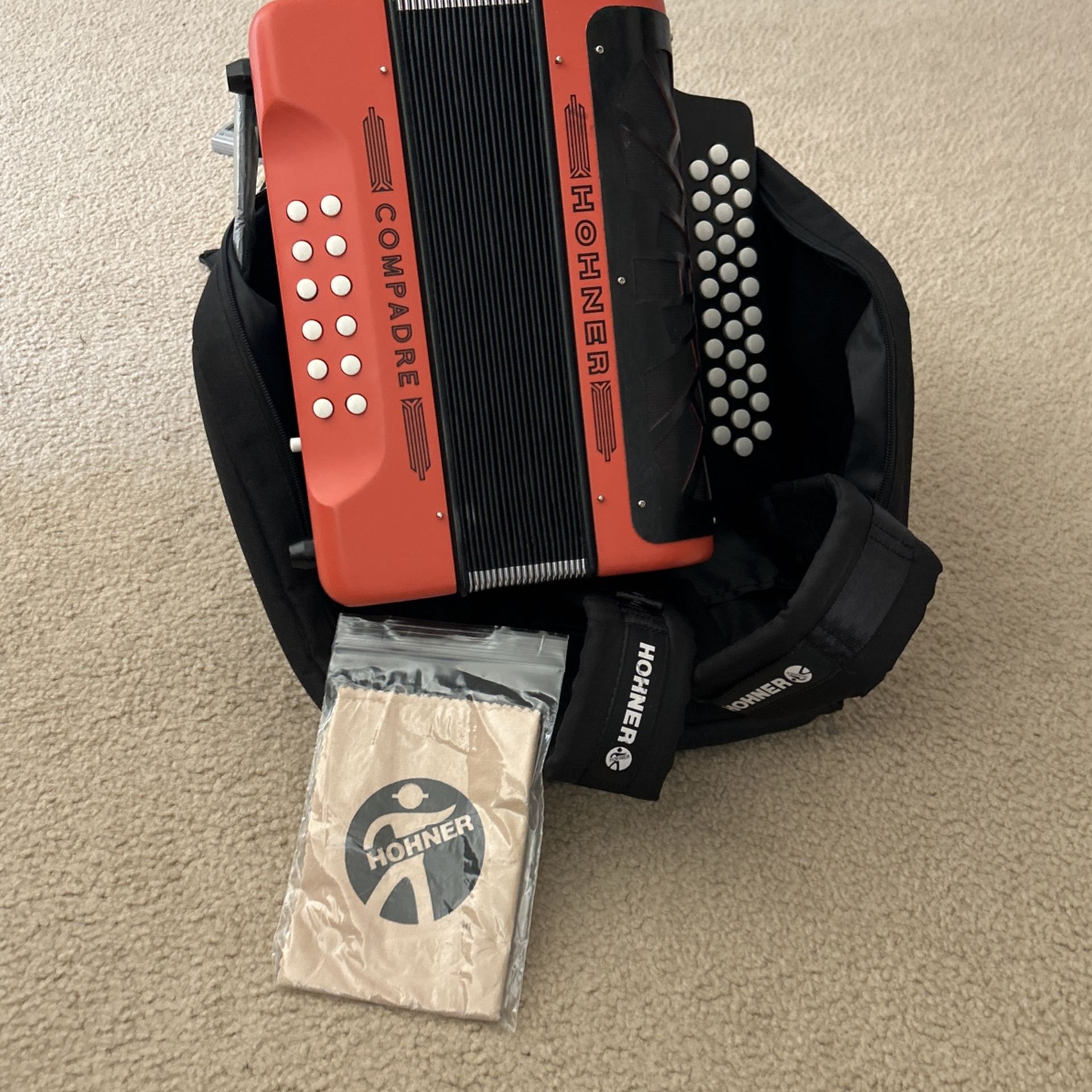 Acordeón Hohner Compadre Diatónico, Accordion.