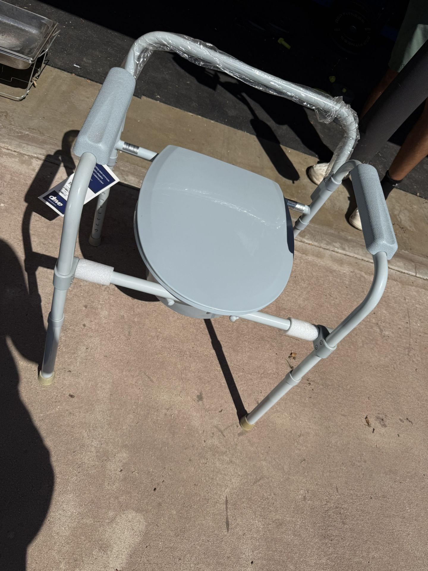 Folding Steel Commode