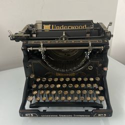 1923 Underwood No. 5 Typewriter - 100+ Years Old!