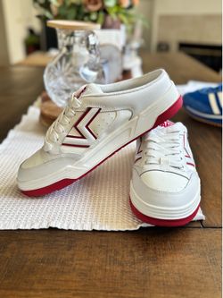 VANS Size 10 Men’s Sandals Upland Mule New Without Box White Red 721356 Rare