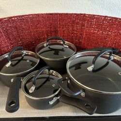  T-fal Ultimate Hard Anodized nonstick cookware.