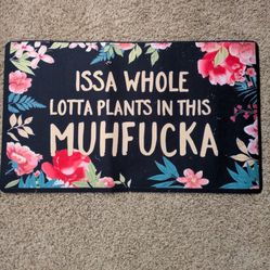 Funny Plant Door Mat