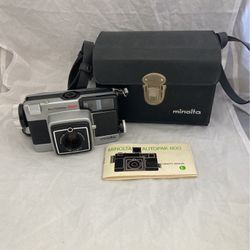 Vintage Minolta Autopak 800 35mm Film Camera