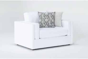 Living Spaces Ora Elliot Snow oversized chair