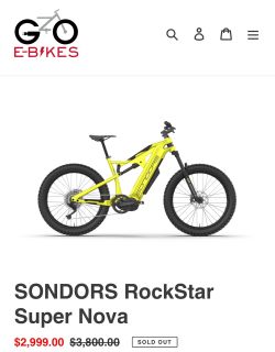 SONDORS Rockstar Super Nova