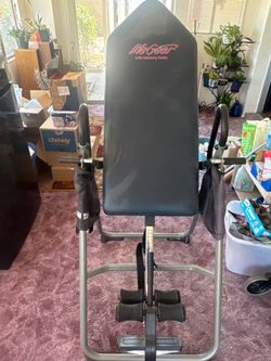 Inversion table.
