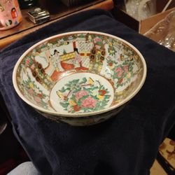8" ROSE MEDALLION BOWL