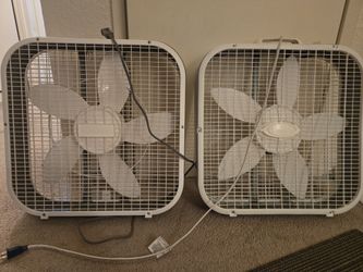 Two box fans