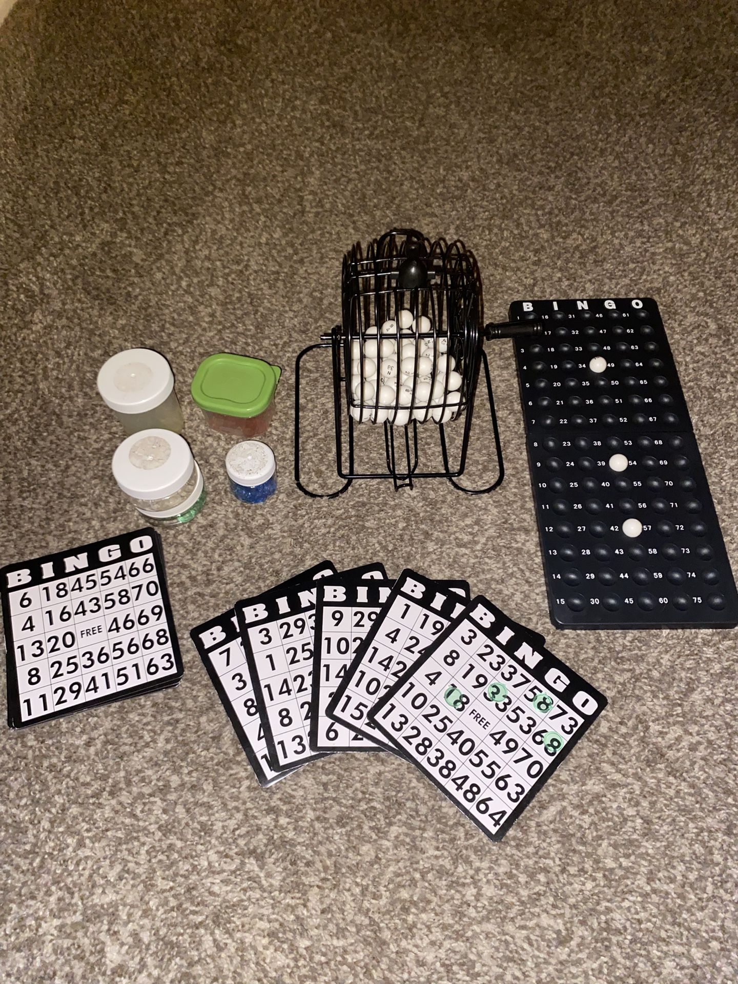 Bingo Set 18 Card