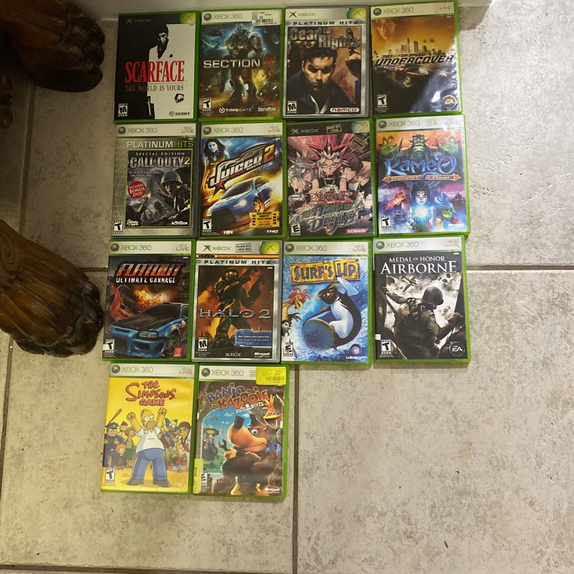 XBox Games All For 15