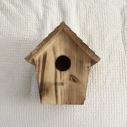 NEW Cute decorative wooden wood spring summer garden outdoor Gift pet bird house Cottage