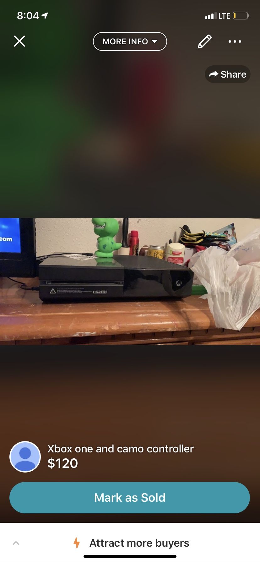 Xbox one and camo controller yes this is my letgo Xbox too