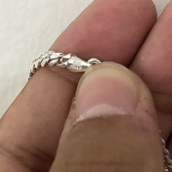 925 Sterling Silver S Link Chain 18in 