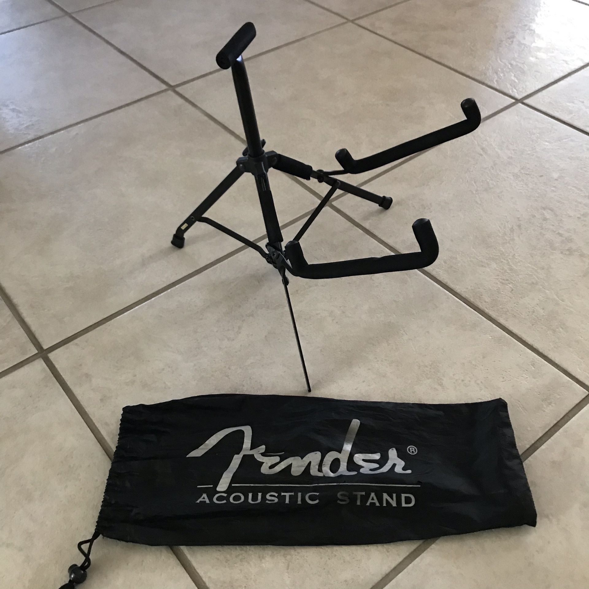 Folding Fender acoustic guitar stand( portable)