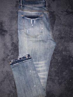Purple jeans