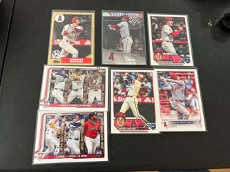 Shohei Ohtani lot of 7 different cards