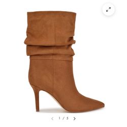 Nine West Suede Slouch Bootie 