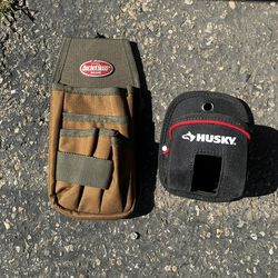 Tape measure belt clip and carry case belt tolls