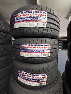 205/40/17 AMERICAN ROAD STAR 4 NEW TIRES INSTALLED β
INSTALADAS β
π₯ WE DO ALIGMENT β