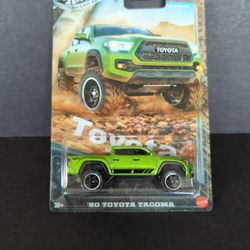 Hot Wheels Exclusive Silver Series Green '20 Toyota Tacoma 