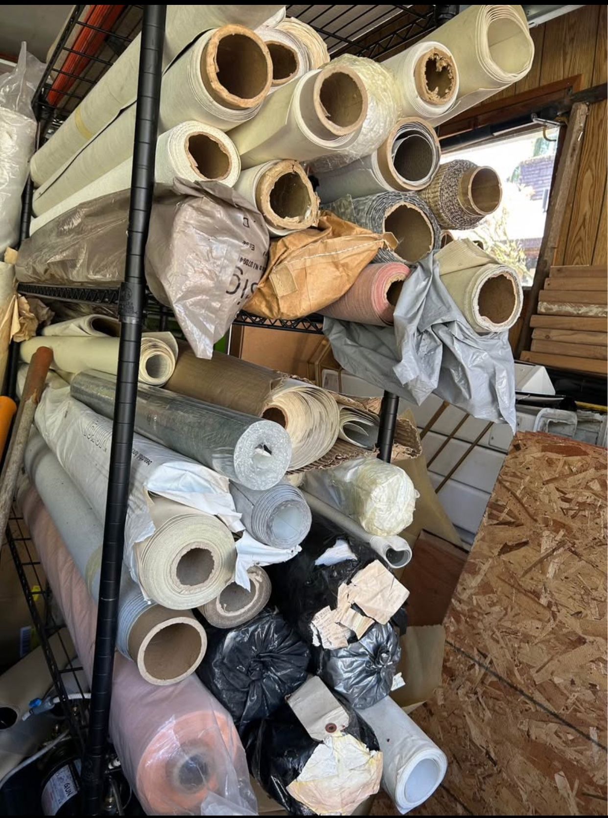 Wall Covering Lot + Wallpaper Adhesive – $380 (All Included)