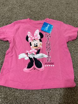 Disney Minnie Mouse Pink T-Shirt Size 4T