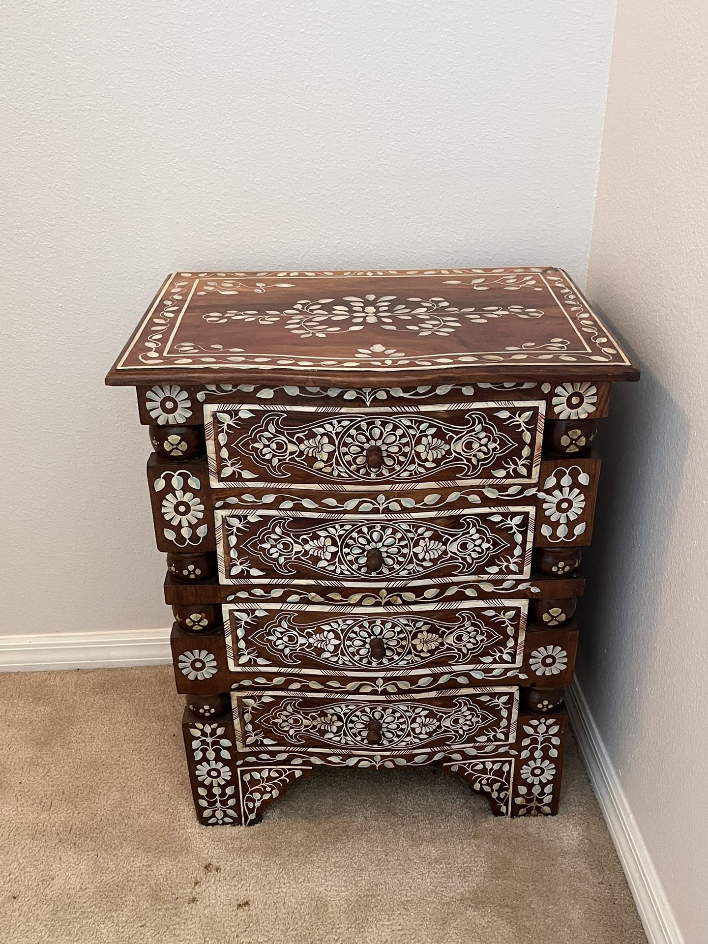 Painted Wood Chest