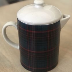 Magnolia, Blue/Red Tea Pot