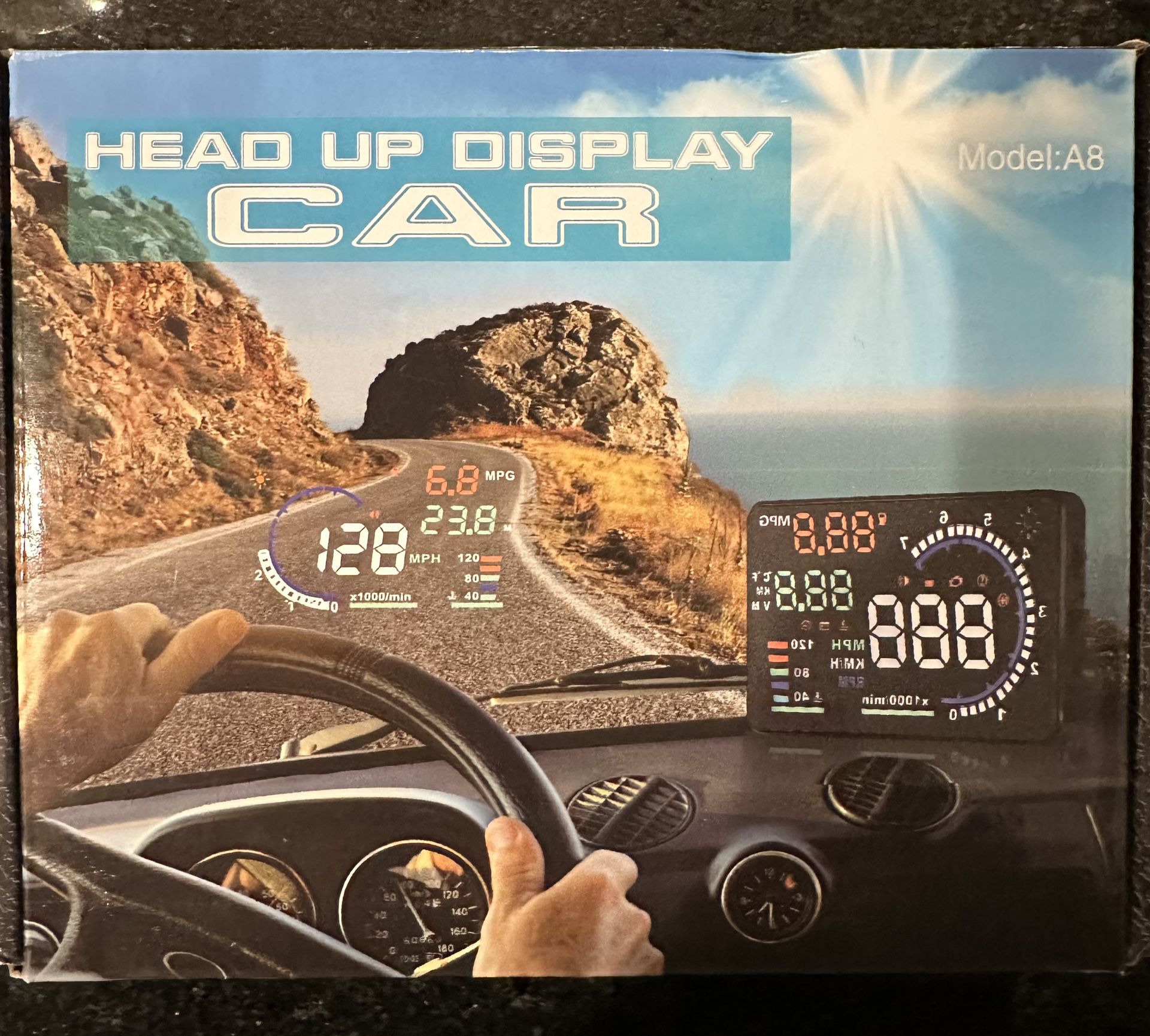 Head Up Car Display: Model 8 
