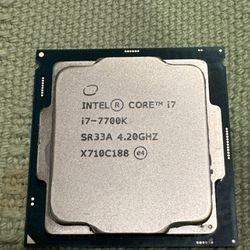 Intel i7-7700K CPU