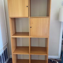 4-Cube Storage Organizer Shelves Bookcase
