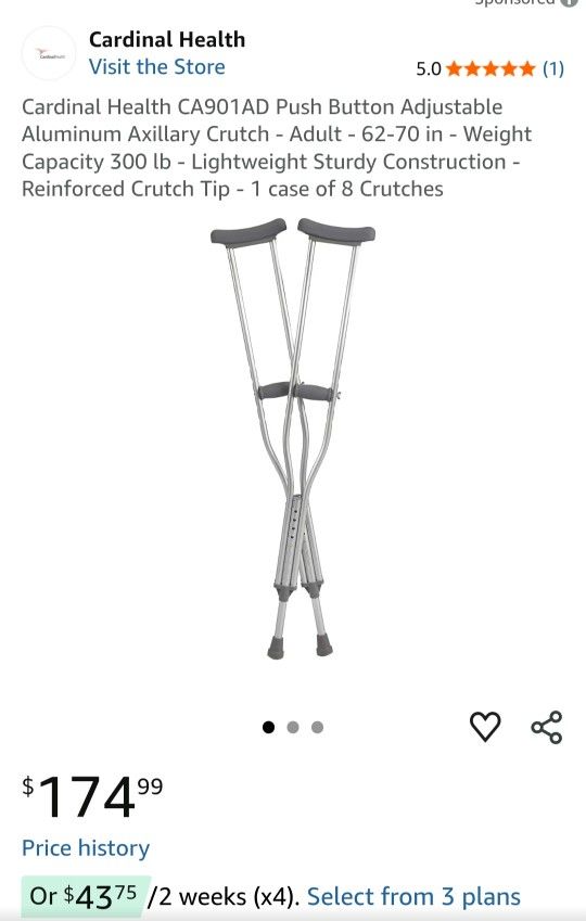 Cardinal Health Crutches