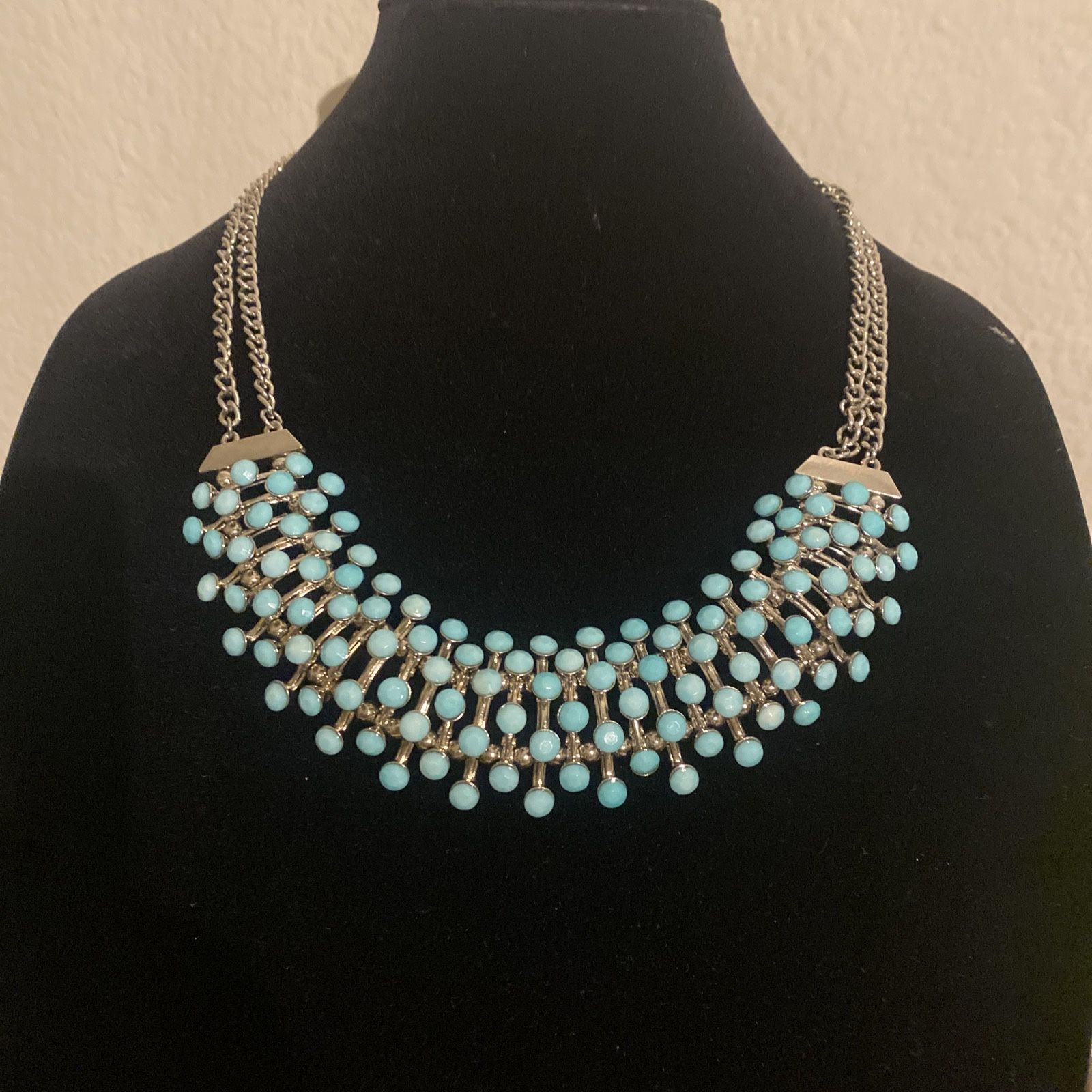 Cleopatra Style Bib Necklace Adjustable Length